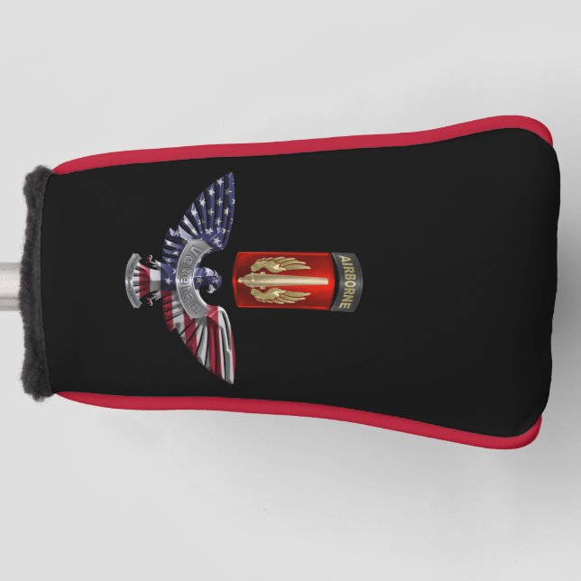 18th Field Artillery Brigade (Airborne) Eagle  Golf Head Cover (Front)