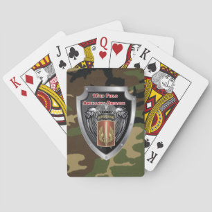18th Field Artillery Brigade Airborne Playing Cards