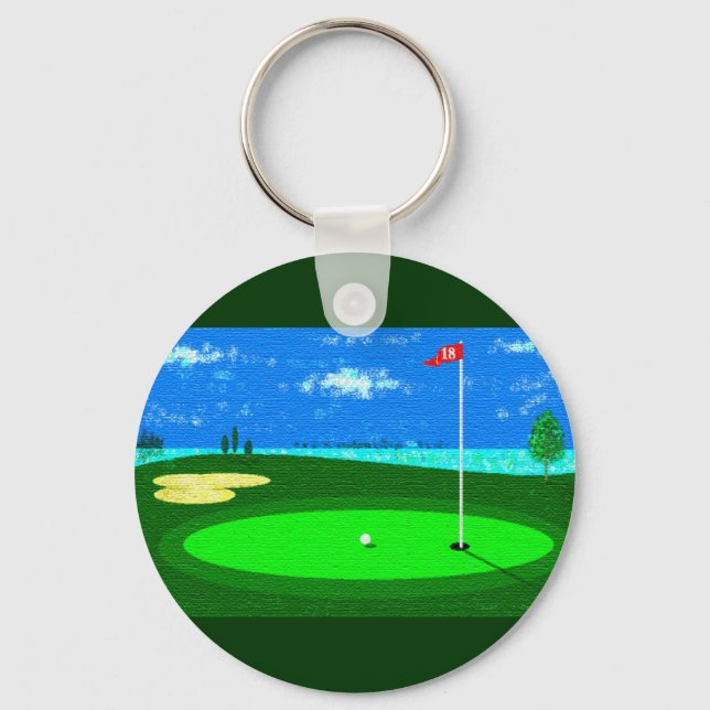 18th Hole Key Ring (Front)