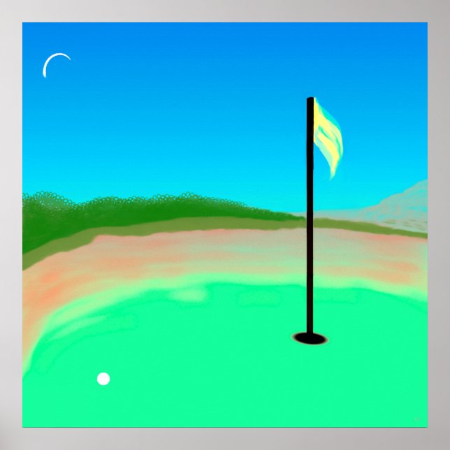 18th Hole Poster (Front)