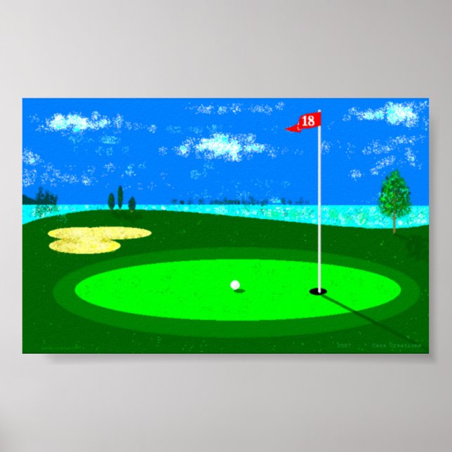 18th Hole Poster (Front)