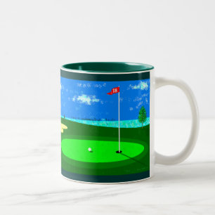 18th Hole Two-Tone Coffee Mug