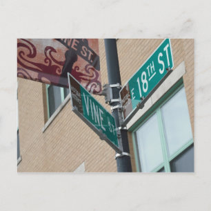 18th Vine Kansas City Postcard