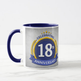18th Wedding Anniversary Coffee Mug