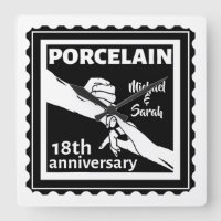 18th wedding anniversary porcelain traditional