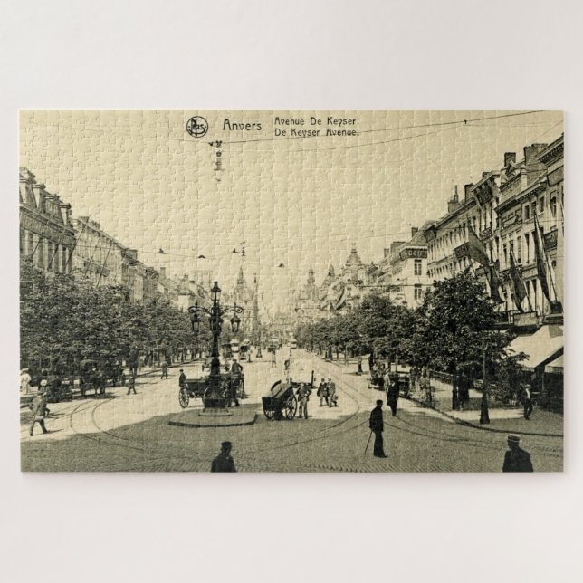 1900 Antwerpen De Keyser Avenue Antwerp Anvers  Jigsaw Puzzle (Horizontal)