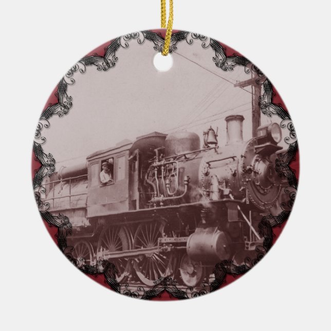 1900 Baldwin Locomotive Ornament (Front)