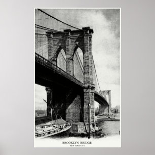1900 Brooklyn Bridge Poster