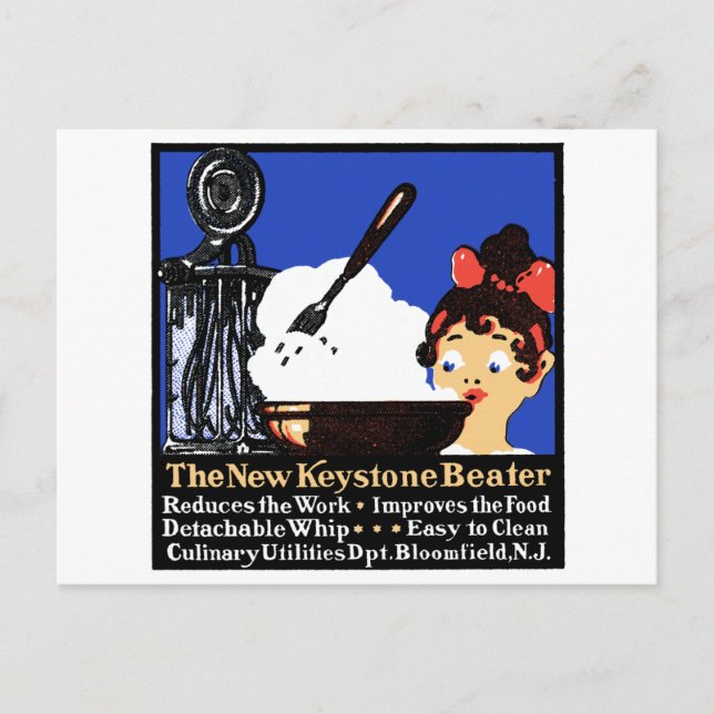 1900 Keystone Beater Postcard (Front)