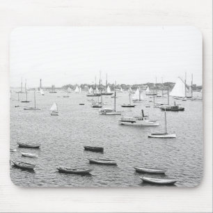 1900 Marblehead Harbour Massachusetts Mouse Pad