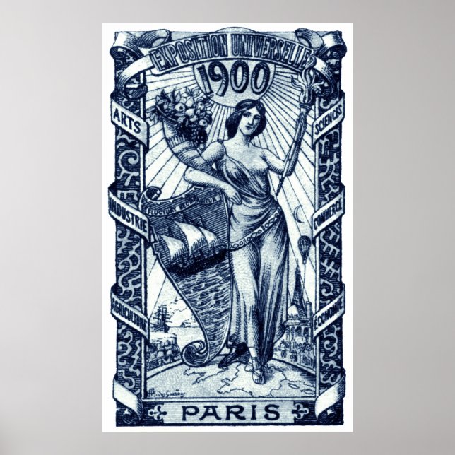 1900 Paris International Expo Poster (Front)