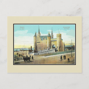 1900s Antwerp Belgium Steen castle restored Postcard