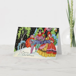 1900s Art Deco Christmas Card