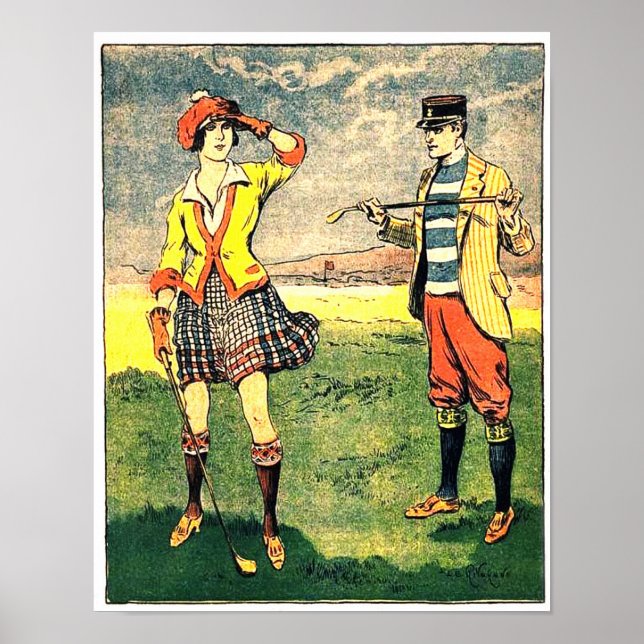 1900's Golf Print (Front)
