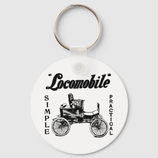 1901 Locomobile automobile ad Keychain