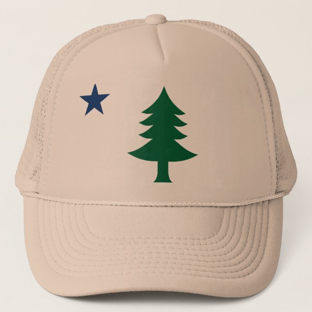 1901 Maine Flag Hat (Front)