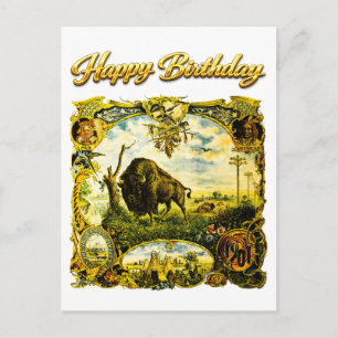 1901 Pan American Expo Buffalo NY Happy Birthday Postcard