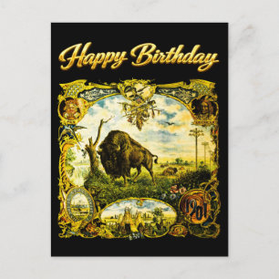 1901 Pan American Expo Buffalo NY Happy Birthday  Postcard