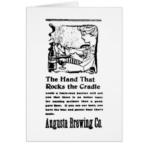 1902 Beer Tonic for Mum Illustration Card