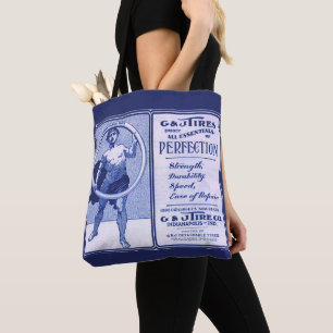 1902 G & J Tires ad print Tote Bag