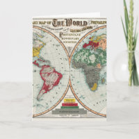 1902 Vintage World Missionary Religions Map