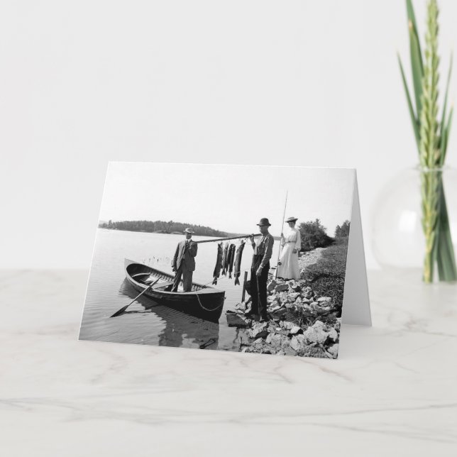 1903 Adirondack Mts. Greeting Card (Front)