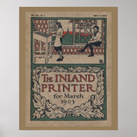 1903 Inland Printer letterpress poster