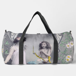 1904 Art Nouveau Valentine  Duffle Bag