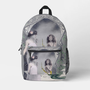 1904 Art Nouveau Valentine Printed Backpack