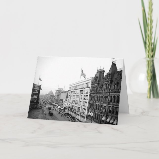 1904 Main St. Buffalo NY Greeting Card (Front)