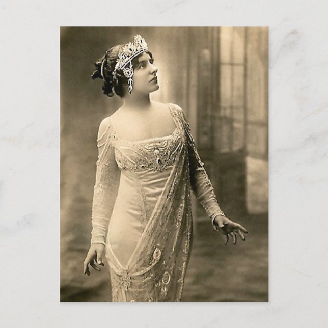 1905 Evening Gown Postcard (Front)