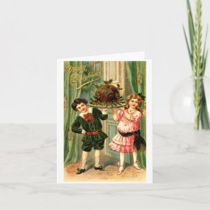 1905 Figgy Pudding Christmas Holiday Card