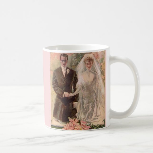 1906 Edwardian wedding Coffee Mug (Right)