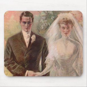 1906 Edwardian wedding Mouse Pad