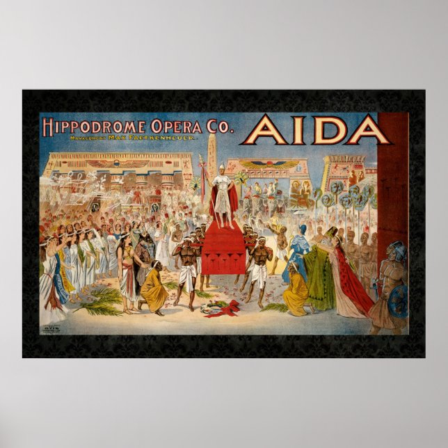 1908 Aida Reissue Vintage 36 x 24 Poster (Front)