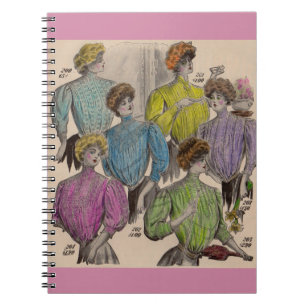 1908 Gimbels ladies blouses waists no. 1 Notebook