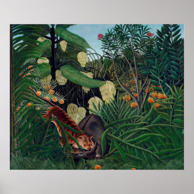 1908  Henri Rousseau Painting Poster (Front)