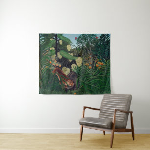 1908  Henri Rousseau Painting Tapestry