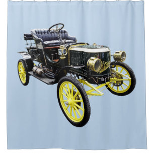 1908 Stanley Steamer Motor Car Shower Curtain