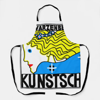 1908 Vienna Art Nouveau Art Show Fair Maiden Apron