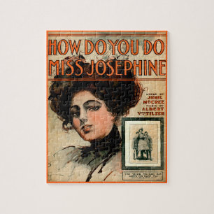 1909 How Do You Do Miss Josephine sheet music Jigsaw Puzzle