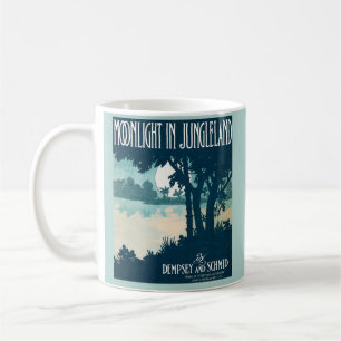 1909 Moonlight in Jungleland sheet music cover Coffee Mug