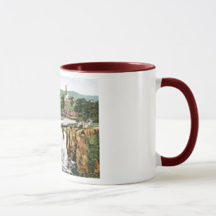 1909, Passaic Falls, Paterson New Jersey Vintage Mug