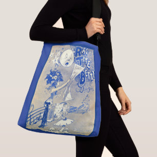 1909 Ragtime Betty sheet music art Crossbody Bag