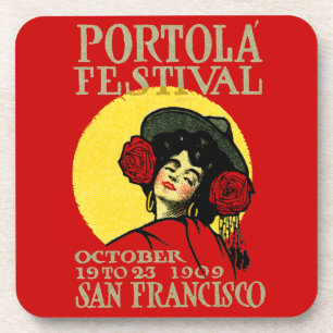 1909 San Francisco Portola Festival Coaster