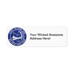 1910 Cape Cod Return Address Label