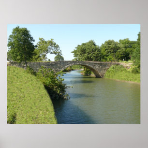 1910 Fox Creek Stone Arch Bridge Poster