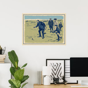 1910 Golf - Art Print