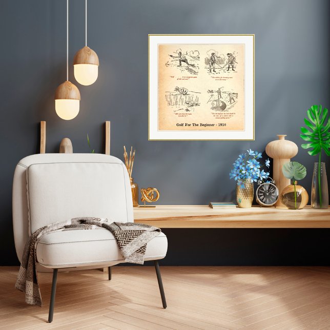  1910 Golf For The Beginner Print (Creator Uploaded)