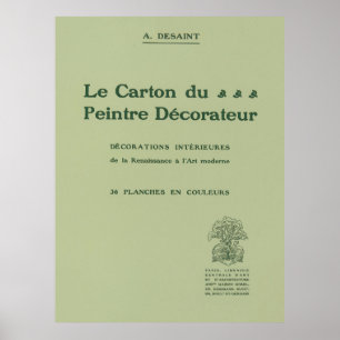 1910 Le Carton Du Peintre Cover Poster